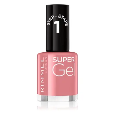 Rimmel Super Gel gelový lak na nehty bez užití UV/LED lampy odstín 035 Pop Princess Pink 12 ml