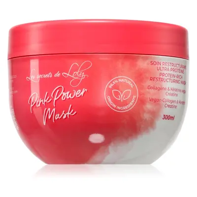 Les Secrets De Loly Pink Power Mask obnovující maska pro vlnité a kudrnaté vlasy 300 ml