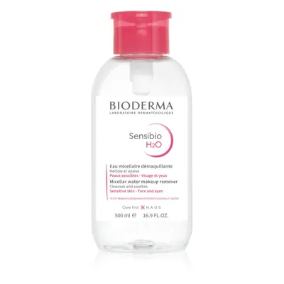 Bioderma Sensibio H2O micelární voda pro citlivou pleť s dávkovačem 500 ml