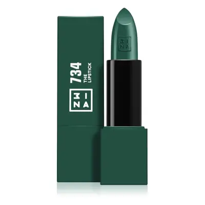 3INA The Lipstick rtěnka odstín 734 - Green 4,5 g