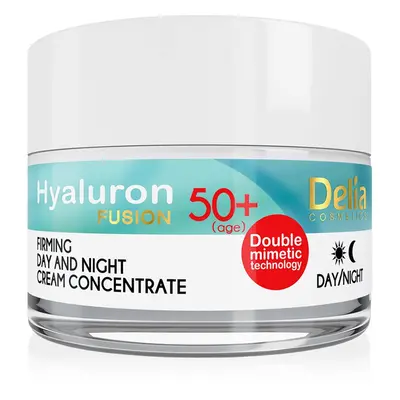 Delia Cosmetics Hyaluron Fusion 50+ zpevňující protivráskový krém 50 ml