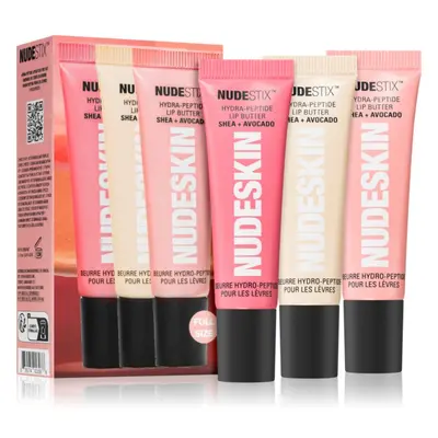 Nudestix Nudeskin Hydra-Peptide Lip Butter Tint Set dárková sada na rty