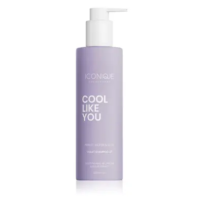 ICONIQUE Professional COOL LIKE YOU Perfect Blonde & Silver Violet šampon neutralizující žluté t