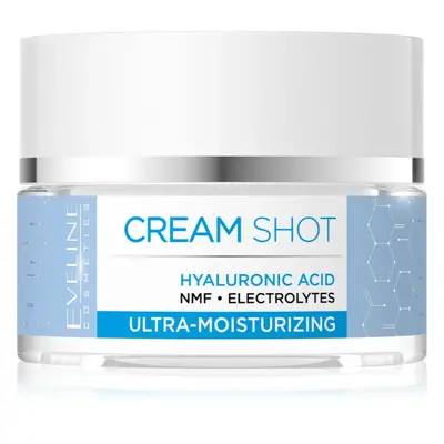 Eveline Cosmetics Cream Shot Hyaluronic Acid intenzivně hydratační krém pro suchou až velmi such