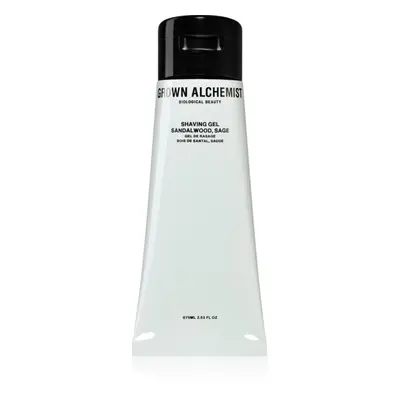 Grown Alchemist Sandalwood, Sage gel na holení se zklidňujícím účinkem 75 ml