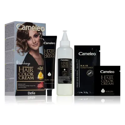 Delia Cosmetics Cameleo Omega permanentní barva na vlasy odstín 7.3 Hazelnut