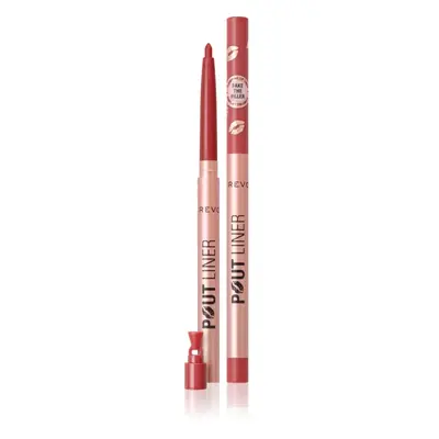 Makeup Revolution Pout Liner tužka na rty pro zvětšení objemu odstín Melba Warm Peach 0.2 g