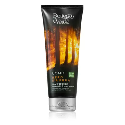 Bottega Verde Black Amber šampon a sprchový gel 2 v 1 200 ml