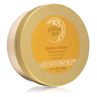 Avon Planet Spa Radiance Ritual tělové máslo s hydratačním a zklidňujícím účinkem 200 ml