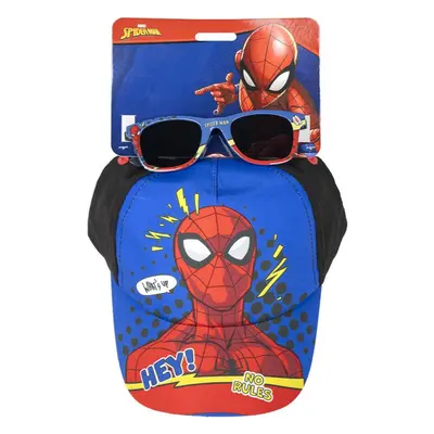 Marvel Spiderman Set Cap & Sunglasses sada pro děti 3+ years Size 53 cm 1 ks