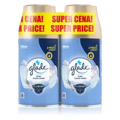 GLADE Pure Clean Linen automatický osvěžovač vzduchu náhradní náplň 2x269 ml