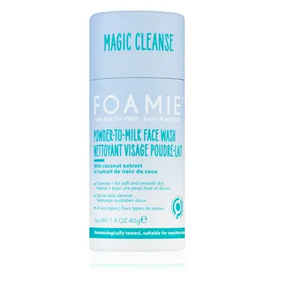 Foamie Powder-To-Milk Face Wash jemný pudr pro dokonalé vyčištění pleti 40 g