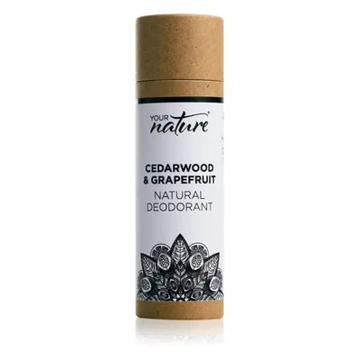 Your Nature Natural Deodorant tuhý deodorant Cedarwood & Grapefruit 70 g