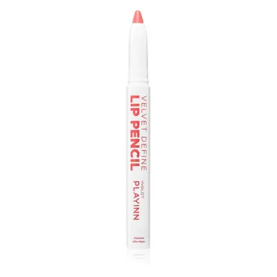 Inglot PlayInn Velvet Define Lip Pencil intenzivní tužka na rty odstín BLUSHING CORAL 61 1,6 g