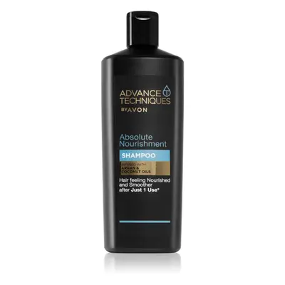 Avon Advance Techniques Absolute Nourishment vyživující šampon s marockým arganovým olejem pro v