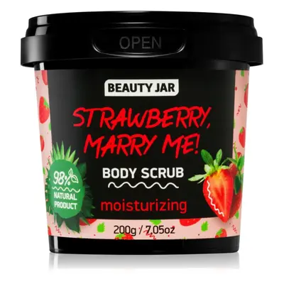 Beauty Jar Strawberry, Marry Me! hydratační tělový peeling 200 g