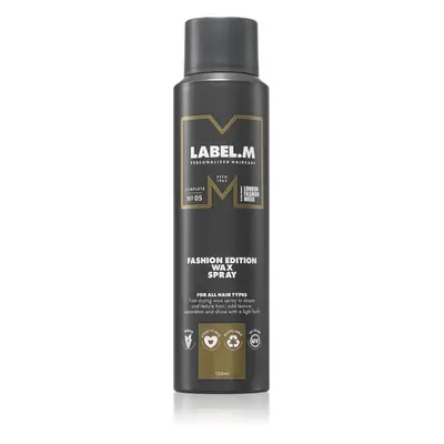 label.m Fashion Edition Wax Spray vosk na vlasy ve spreji 150 ml