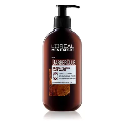 L’Oréal Paris Men Expert Barber Club čisticí gel na vousy, tvář a vlasy 200 ml