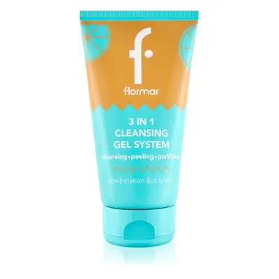 flormar Combination & Oily Skin 3in1 Cleansing Gel čisticí gel 3 v 1 pro mastnou a smíšenou pleť