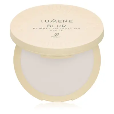 Lumene Blur kompaktní pudr a make-up 2 v 1 SPF 15 odstín No. 0 10 g