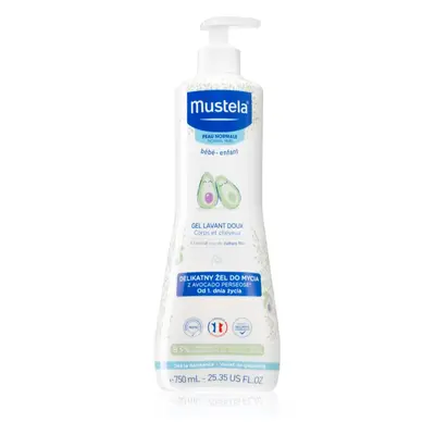 Mustela Bébé Bain tělový a vlasový mycí gel pro děti 750 ml