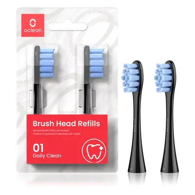 Oclean Brush Head Standard Clean P2S5 náhradní hlavice pro zubní kartáček Black 2 ks