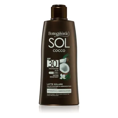 Bottega Verde Sol Cocco voděodolné mléko na opalování SPF 30 200 ml