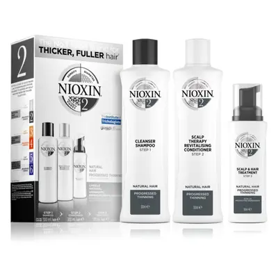 Nioxin System 2 Natural Hair Progressed Thinning dárková sada proti vypadávání vlasů unisex