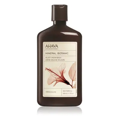 Ahava Mineral Botanic Hibiscus & Fig sametový sprchový krém ibišek a fík 500 ml