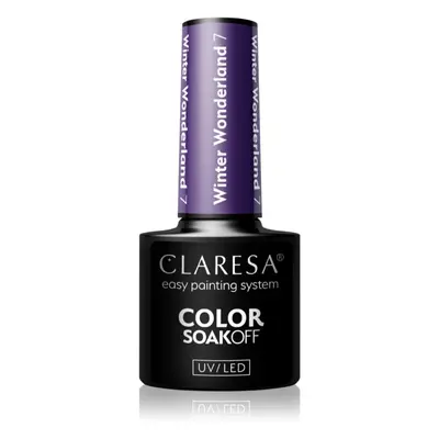 Claresa SoakOff UV/LED Color Winter Wonderland gelový lak na nehty odstín 7 5 g