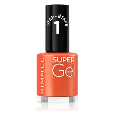 Rimmel Super Gel gelový lak na nehty bez užití UV/LED lampy odstín 096 Heatwave Away 12 ml