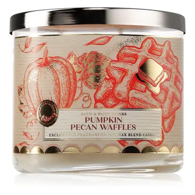 Bath & Body Works Pumpkin Pecan Waffles vonná svíčka 411 g