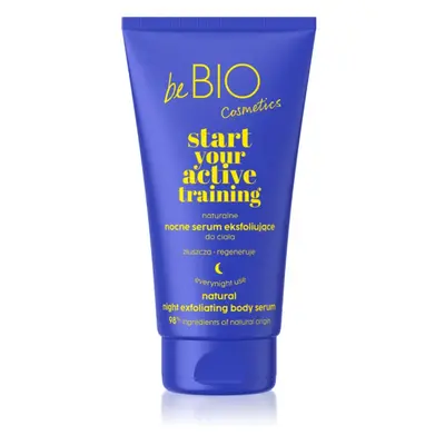 beBIO Start Your Active Training tělové sérum s exfoliačním účinkem 150 ml