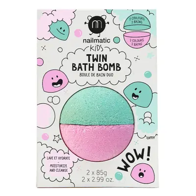 Nailmatic Kids koupelová bomba Pink + Lagoon 2x85 g