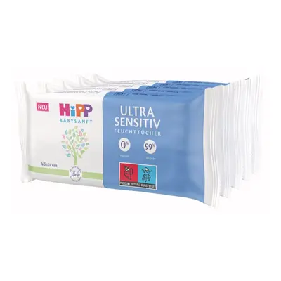 Hipp Babysanft Ultra Sensitive vlhčené ubrousky pro děti 5x48 ks