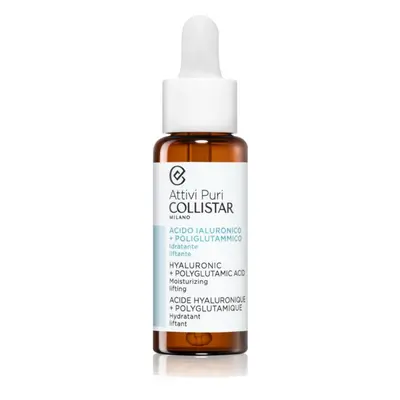 Collistar Attivi Puri Hyaluronic + Polyglutamic Acid Serum liftingové pleťové sérum s kyselinou 