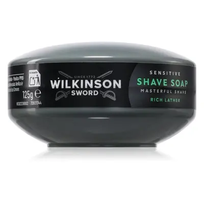 Wilkinson Sword Sensitive Shave Soap Rich Lather mýdlo na holení pro muže 125 g