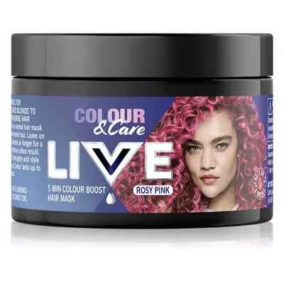 Schwarzkopf LIVE Colour & Care barvicí maska na vlasy odstín Rosy pink 150 ml