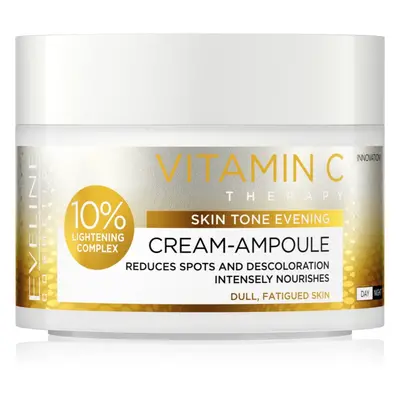 Eveline Cosmetics Cream-Ampoule Vitamin C intenzivní krém redukující začervenání pleti 50 ml