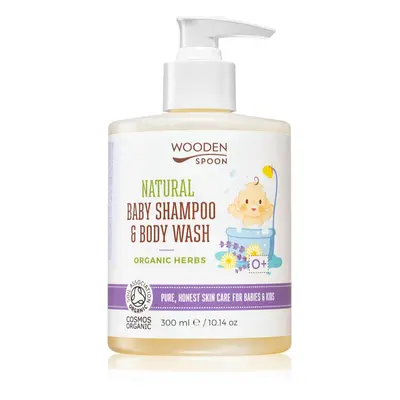 WoodenSpoon Natural šampon a sprchový gel pro děti s vůní levandule 300 ml