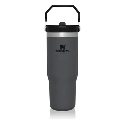 Stanley IceFlow™ Flip Straw Tumbler nerezová láhev na vodu Charcoal 890 ml