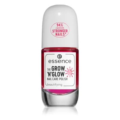 Essence The Grow'n Glow zpevňující lak na nehty 8 ml