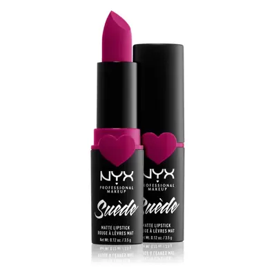 NYX Professional Makeup Suede Matte Lipstick matná rtěnka odstín 12 Clinger 3.5 g