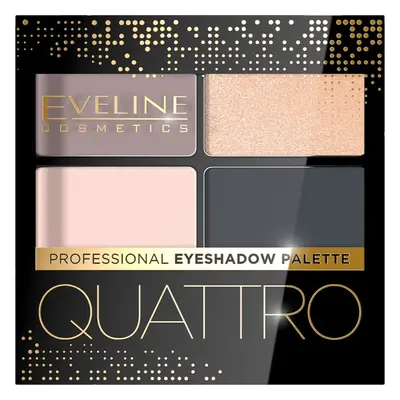 Eveline Cosmetics Quattro paletka očních stínů odstín 02 3,2 g