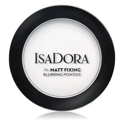 IsaDora Matt Fixing Blurring Powder matující transparentní pudr pro dokonalý vzhled odstín 10 Tr