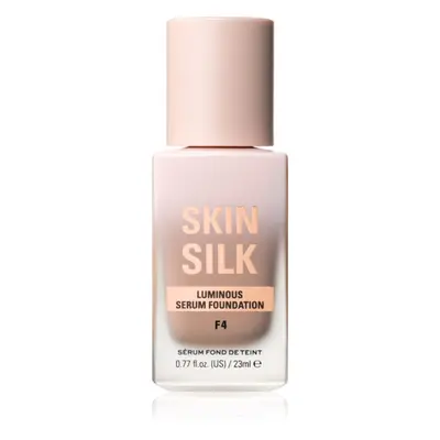 Makeup Revolution Skin Silk Serum Foundation lehký make-up s rozjasňujícím účinkem odstín F4 23 