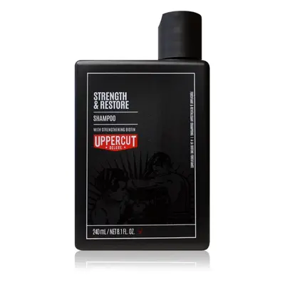 Uppercut Deluxe Strength & Restore posilující šampon na vlasy pro muže 240 ml