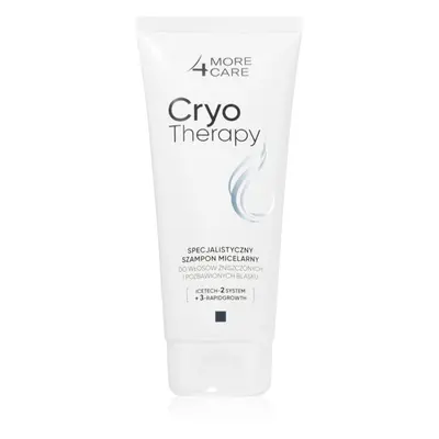 More4Care Cryo Therapy micelární šampon pro poškozené vlasy 200 ml