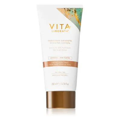 Vita Liberata Fabulous Gradual Tanning Lotion bezbarvý samoopalovací krém na tělo 200 ml