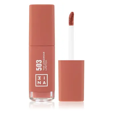 3INA The Longwear Lipstick dlouhotrvající tekutá rtěnka odstín 503 - Nude 6 ml